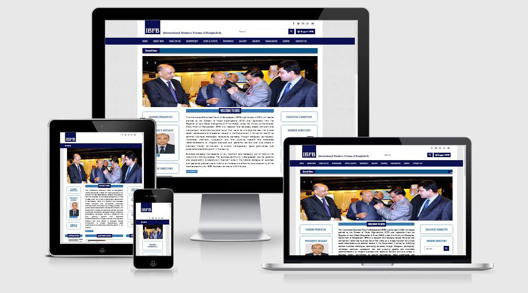 Corporate Website- International Business Forum of Bangladesh