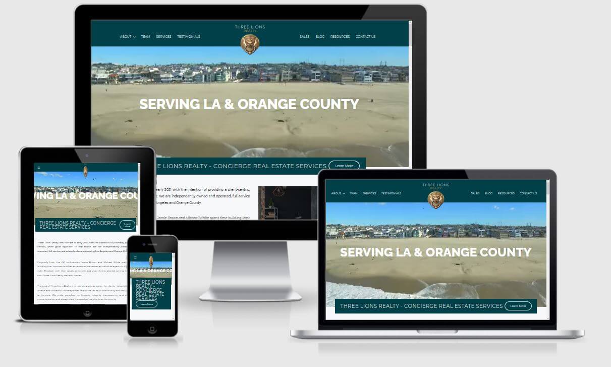 Corporate Website- Three Lions Realty